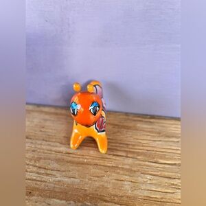 Colorful Talavera Cricket Figurine Decor.